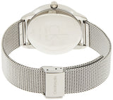 Buy Shop Calvin Klein Minimal Silver Dial Silver Mesh Bracelet Watch for Men - K3M211Y6 USA Online