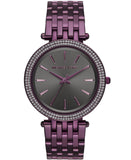 Buy Shop Michael Kors Darci Black Dial Purple Steel Strap Watch for Women - MK3554 USA Online