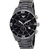 Buy Shop Emporio Armani Black Ceramic Chronograph Black Dial Watch For Men - AR1421 USA Online