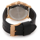 Buy Shop Fossil Machine Chronograph Black Dial Black Leather Strap Watch for Men - FS5120 USA Online