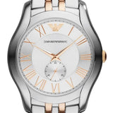 Buy Shop Emporio Armani Classic Quartz Silver Dial Two Tone Steel Strap Watch For Men - AR1824 USA Online