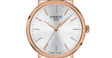 Buy Shop Tissot Everytime Lady Silver Dial Brown Leather Strap Watch for Women - T143.210.36.011.00 USA Online
