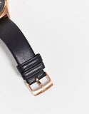 Buy Shop Emporio Armani Meccanico Black Dial Black Leather Watch For Men - AR60004 USA Online