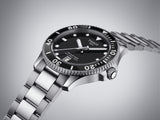 Buy Shop Tissot Seastar 1000 Lady Black Dial Silver Steel Strap Watch for Women - T120.210.11.051.00 USA Online