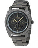 Buy Shop Fossil Machine Chronograph Grey Dial Grey Steel Strap Watch for Men - FS5172 USA Online