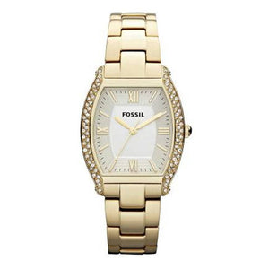 Buy Shop Fossil Wallace Gold Tone Dial Gold Steel Strap Watch for Women - ES3176 USA Online