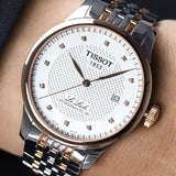 Buy Shop Tissot Le Locle Powermatic 80 Silver Dial Two Tone Steel Strap Watch For Men - T006.407.22.036.01 USA Online