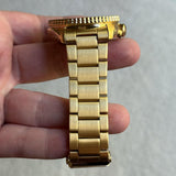 Buy Shop Seiko 5 Sports Automatic Black Dial Gold Steel Strap Watch For Men - SRPK18 USA Online