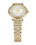 Buy Shop Emporio Armani Gianni T Bar Analog Crystals Gold Dial Gold Steel Strap Watch For Women - AR11608 USA Online