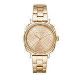 Buy Shop Michael Kors Nia Quartz Gold Dial Gold Steel Strap Watch For Women - MK3989 USA Online