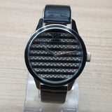 Buy Shop Marc Jacobs Lidia Stripe Glitz Black Dial Black Leather Strap Watch for Women - MBM1166 USA Online