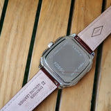 Buy Shop Fossil Inscription Automatic Skeleton Blue Dial Brown Leather Strap Watch for Men - BQ2571 USA Online