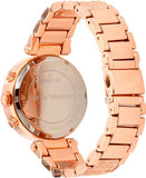 Buy Shop Michael Kors Uptown Glam Parker Chronograph Rose Gold Dial Steel Strap Watch for Women - MK5663 USA Online