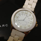 Buy Shop Marc Jacobs Pelly White Dial White Silicone Strap Watch for Women - MBM2526 USA Online