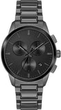 Buy Shop Hugo Boss Dapper Chronograph Black Dial Black Steel Strap Watch For Men - 1513929 USA Online