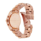 Buy Shop Marc Jacobs Blade Chronograph White Dial Rose Gold Steel Strap Watch for Women - MBM3082 USA Online