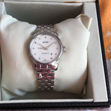 Buy Shop Mido Baroncelli Automatic Mother Of Pearl Dial Silver Steel Strap Watch For Women - M7600.4.69.1 USA Online