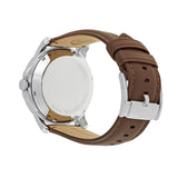 Buy Shop Fossil Grant Twist Multi-Function White Dial Brown Leather Strap Watch for Men - ME1144 USA Online