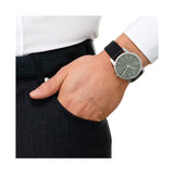 Buy Shop Calvin Klein City Grey Dial Black Leather Strap Watch For Men - K2G21107 USA Online