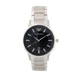 Emporio Armani Sportivo Black Dial Silver Stainless Steel Watch For Men - AR2457