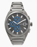 Buy Shop Fossil Everett Chronograph Grey Dial Grey Steel Strap Watch for Men - FS5830 USA Online