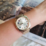 Buy Shop Marc Jacobs Mandy Gold Dial Gold Steel Strap Watch for Women - MJ3549 USA Online