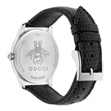 Buy Shop Gucci G-Timeless Moonphase Black Dial Black Leather Strap Watch For Men - YA1264045 USA Online
