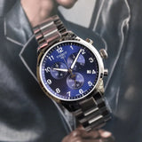 Buy Shop Tissot T Sport Chrono XL Classic Blue Dial Silver Steel Strap Watch For Men - T116.617.11.047.01 USA Online