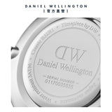 Buy Shop Daniel Wellington Classic Petite Bondi Black Dial White Leather Strap Watch For Women - DW00100284 USA Online