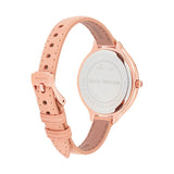 Buy Shop Michael Kors Runway Slim Quartz White Dial Beige Leather Strap Watch For Women - MK2284 USA Online