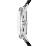 Buy Shop Fossil Townsman Skeleton Black Dial Black Leather Strap Watch for Men - ME3153 USA Online