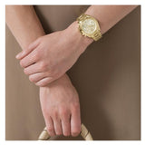 Buy Shop Michael Kors Bradshaw Gold Dial Gold Steel Strap Watch for Women - MK5798 USA Online