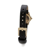 Buy Shop Marc Jacobs Henry Dinky Black Dial Black Leather Strap Watch for Women - MBM1240 USA Online