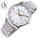 Buy Shop Calvin Klein City Quartz White Dial Silver Steel Strap Watch for Men - K2G2G1Z6 USA Online