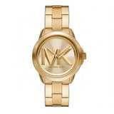 Buy Shop Michael Kors Bryn Quartz Gold Dial Gold Steel Strap Watch For Women - MK7317 USA Online