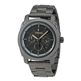 Buy Shop Fossil Machine Chronograph Grey Dial Grey Steel Strap Watch for Men - FS5172 USA Online