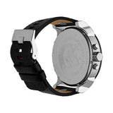 Buy Shop Diesel Mr Daddy Chronograph Black Dial Black Leather Strap Watch For Men - DZ7313 USA Online