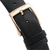Buy Shop Michael Kors Pyper Quartz White Dial Black Leather Strap Watch For Women - MK2834 USA Online