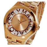 Buy Shop Marc Jacobs Henry Rose Gold Dial Rose Gold Steel Strap Watch for Women - MBM3293 USA Online