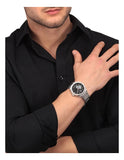 Buy Shop Maserati Stile Skeleton Automatic Black Dial Silver Steel Strap Watch For Men - R8823142002 USA Online