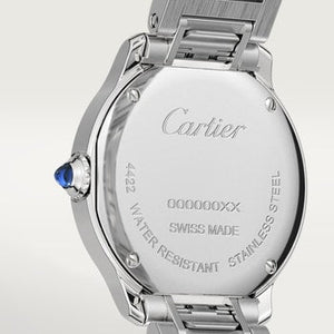 Buy Shop Cartier Ballon Bleu De Cartier Diamonds Silver Dial Silver Steel Strap Watch for Women - W4BB0022 USA Online