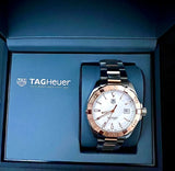 Buy Shop Tag Heuer Aquaracer Quartz White Dial Silver Strap Watch for Men - WAY1150.BD0911 USA Online