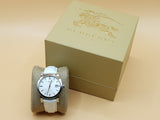 Buy Shop Burberry The City White Dial White Leather Strap Watch for Women - BU9128 USA Online