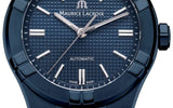 Maurice Lacroix Automatic PVD Limited Edition Blue Dial Blue Silicon Strap Watch For Men - AI6007-PVC00-430-4