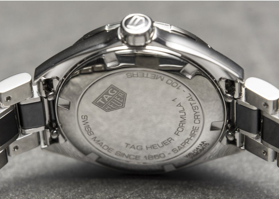 Tag Heuer Formula 1 Quartz Black Dial Two Tone Steel Strap Watch for Women - WBJ141AA.BA0973