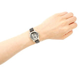 Buy Shop Marc Jacobs Corie Black Dial Black Leather Strap Watch for Women - MJ1580 USA Online