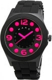 Buy Shop Marc Jacobs Pelly Black Dial Black Silicone Strap Watch for Women - MBM2517 USA Online