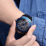 Buy Shop Guess Flagship Multifunction Chronograph Grey Dial Grey Steel Strap Watch for Men - W0601G1 USA Online