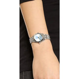 Buy Shop Marc Jacobs Peeker Blue Dial Silver Steel Strap Watch for Women - MBM3376 USA Online