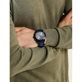 Buy Shop Guess Velocity Blue Dial Blue Rubber Strap Watch for Men - W0599G2 USA Online